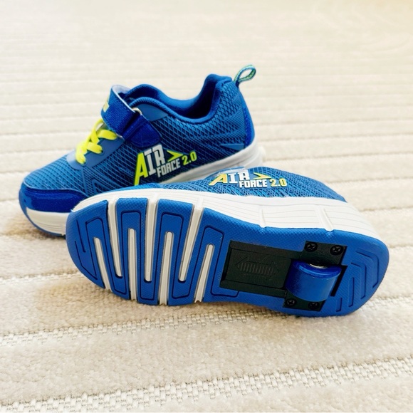 Air Force Kids Blue Roller Shoes - Picture 5 of 7